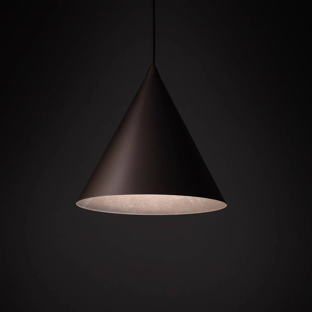 Lampada a sospensione Cono TK Lighting, dimmerabile, Bronzo / Ottone antico, Soggiorno / Sala da pranzo, Metallo, Moderno, Lampada a sospensione