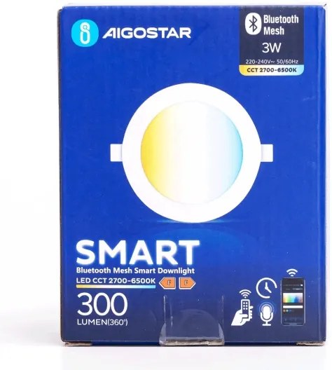 Aigostar - Lampada da incasso LED dimmerabile/3W/230V 2700-6500K bianco