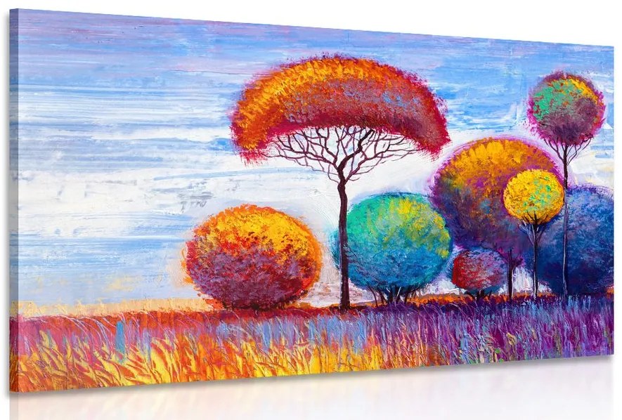 Stampa su tela – Bosco autunnale