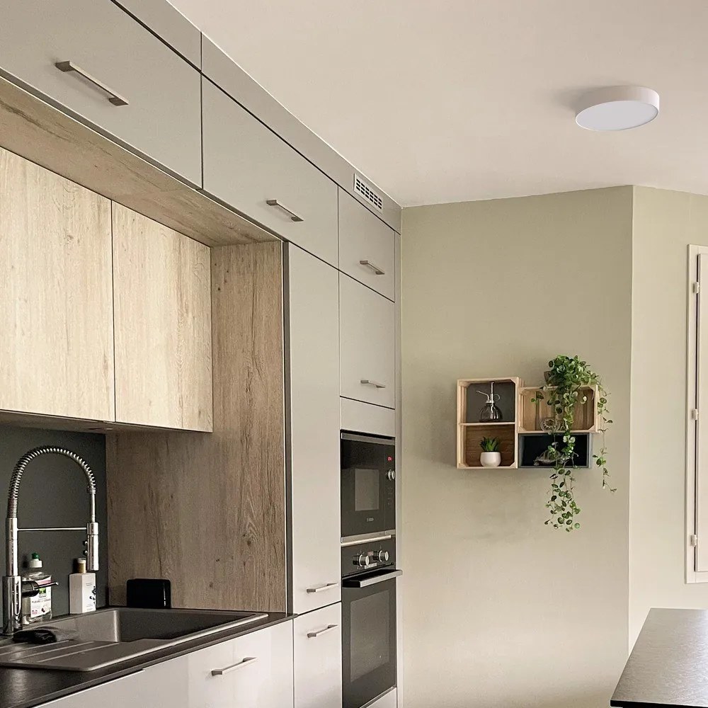 Lampada da soffitto bianca , ø 13,5 cm Rond - SULION