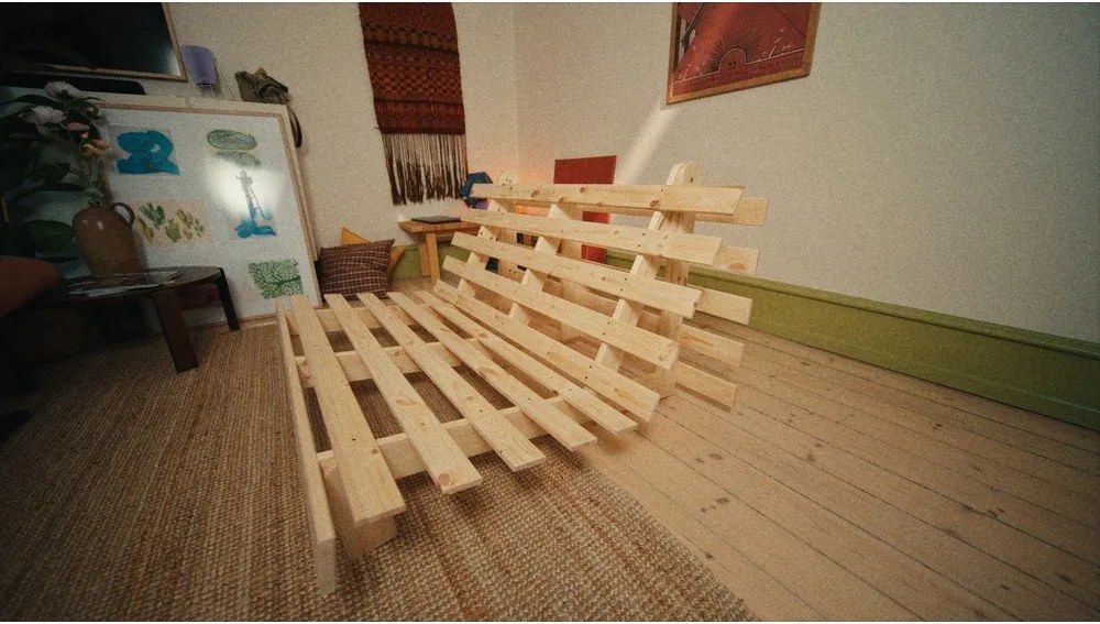 Divano in grigio scuro allungabile 140 cm Roots – Karup Design