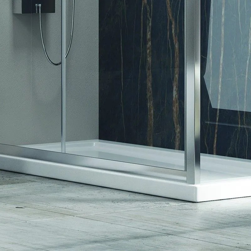 Kamalu - Cabina Doccia 120x80 vetro 6mm anticalcare KF5000S