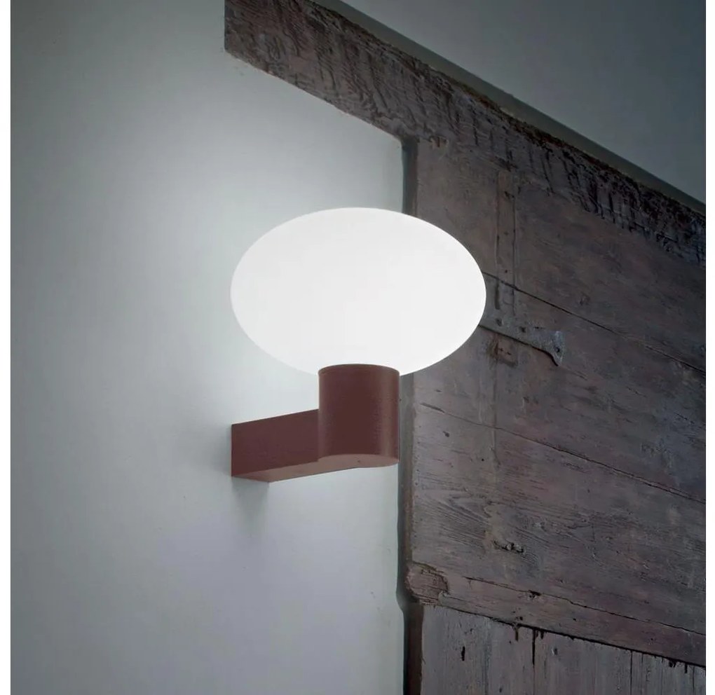 Ideal Lux - Applique da esterno CLIO 1xE27/42W/230V IP44 marrone