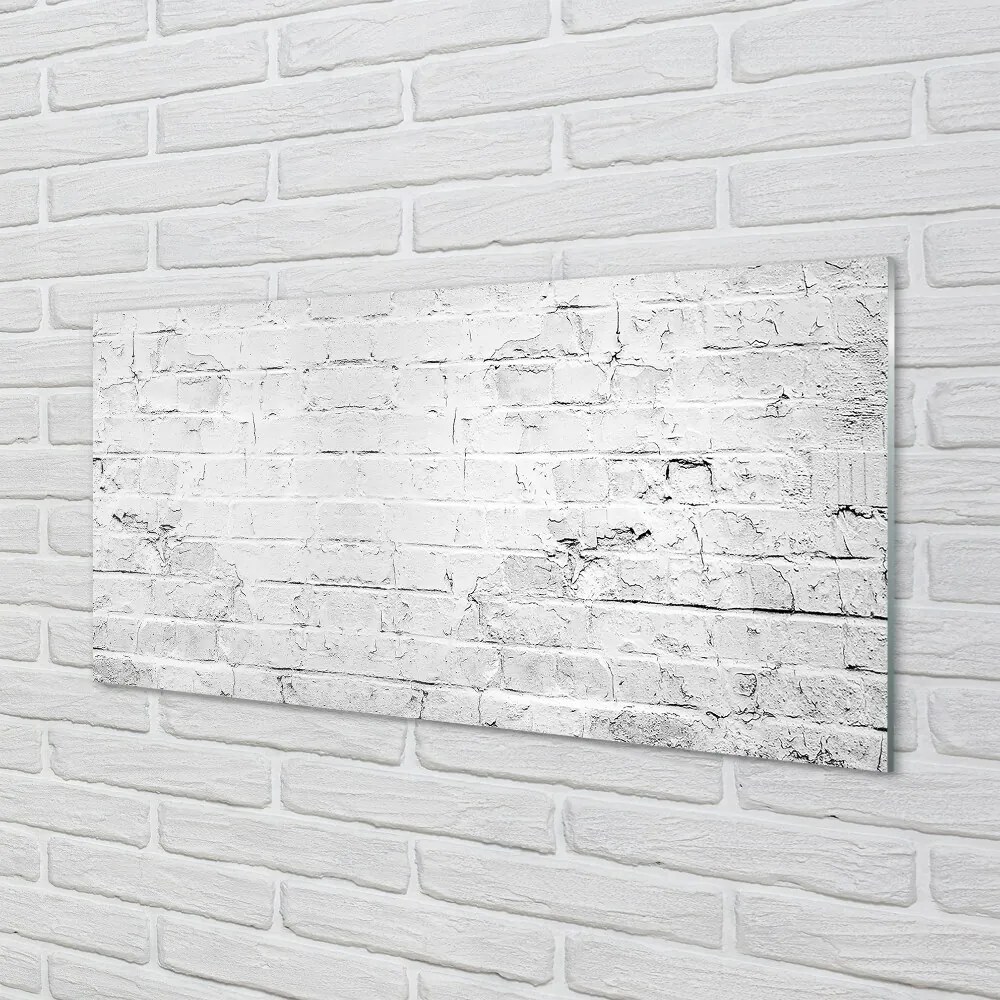 Quadro in vetro Muro di mattoni 100x50 cm