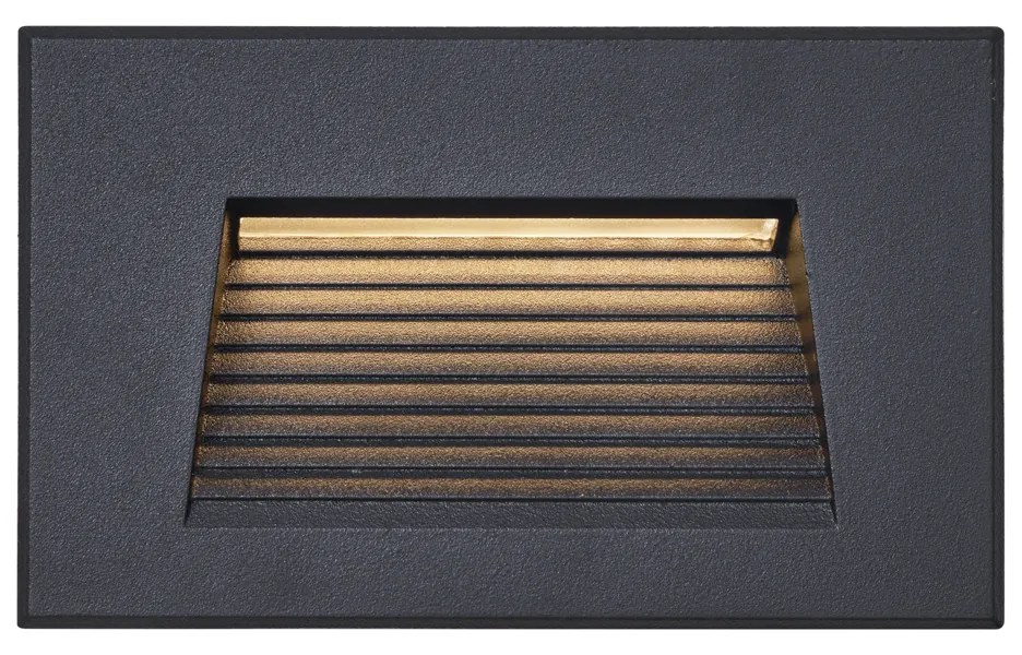 Lampada da Parete da Incasso Moderna Nera 11,5 cm incl. LED IP65 - Trem