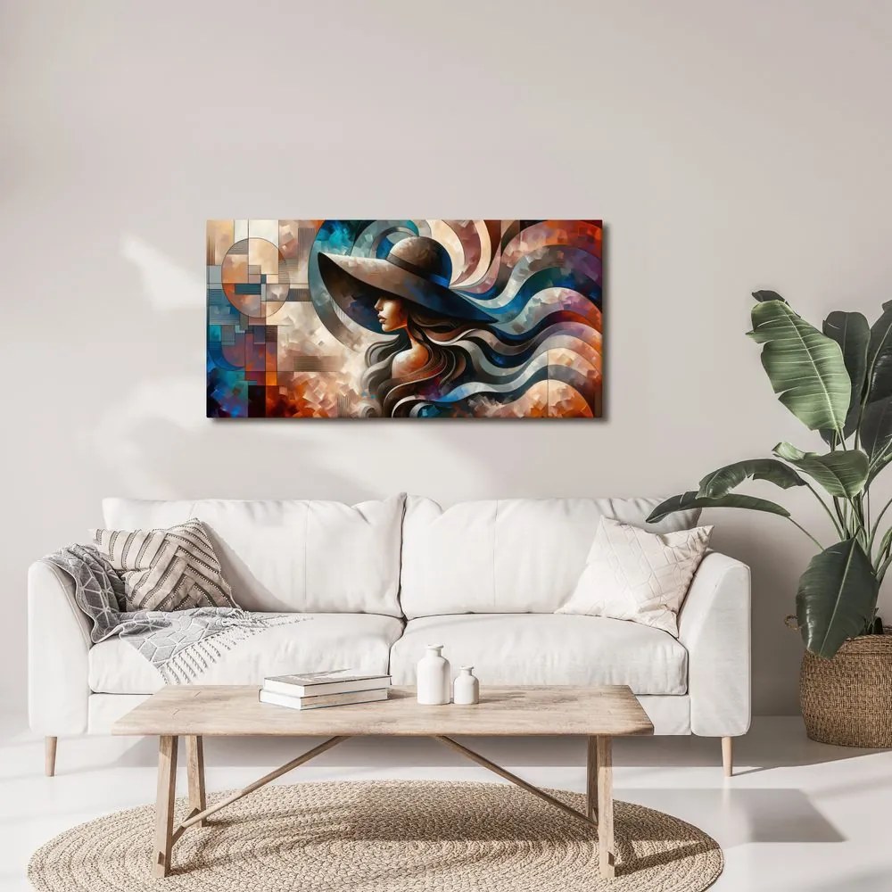 Quadro su tela – Ritratto astratto di donna