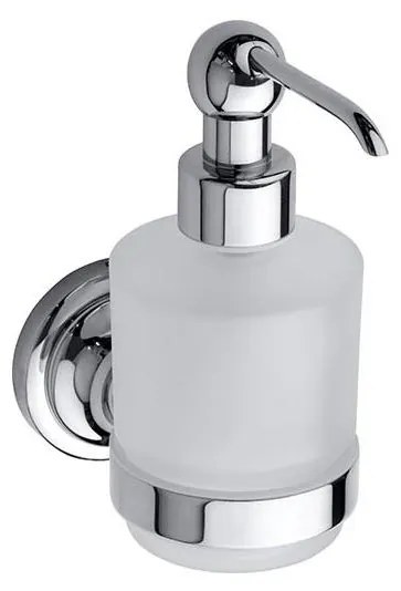 Dispenser per sapone 7,5x15 cm argento