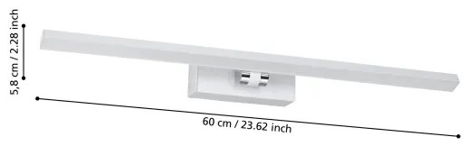 Eglo 900476 - Illuminazione LED per specchio bagno VERDELLO LED/5W/230V IP44 bianco