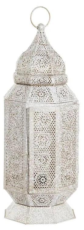 Lampada da tavolo DKD Home Decor Dorato Metallo Bianco 220 V 50 W Arabo (17 x 17 x 46 cm)