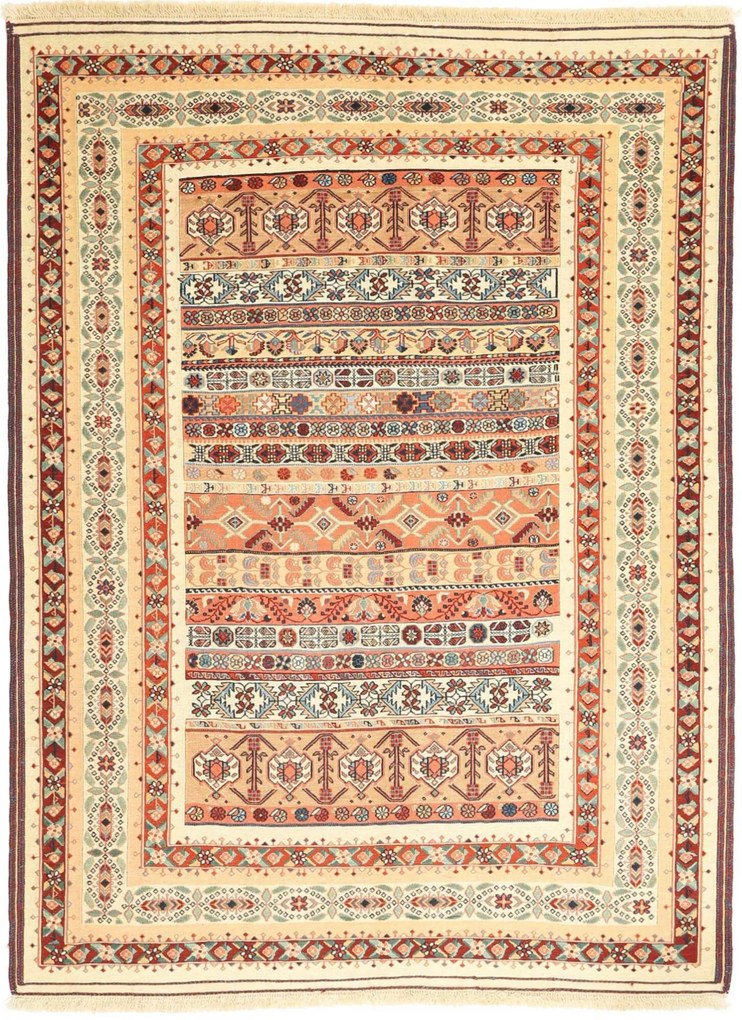 Tappeto 150 x 200 Beige (Iran) Annodato A Mano