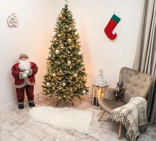 Albero di Natale spesso, pino artificiale 180 cm