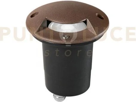 Faro carrabile a incasso hummer bronzo 1 luce attacco gu10 ip67 10,...