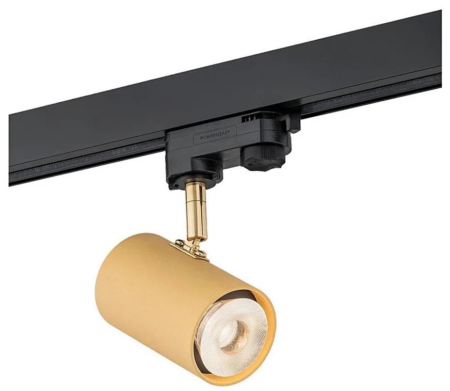 Argon 4323 - Faretto LED per sistema a binario HAGA LED/9W/230V dorato