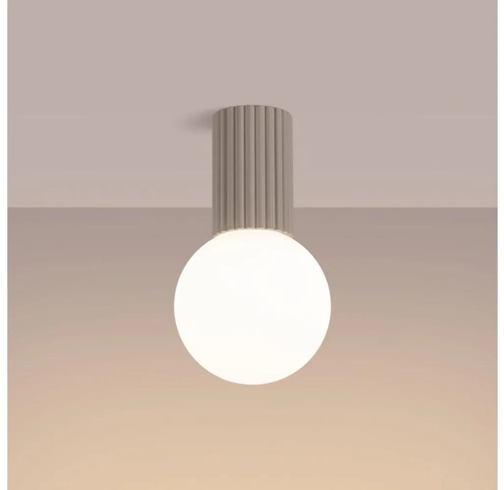 Sollux SL.1743 - Plafoniera da bagno HALO 1xG9/8W/230V IP44 beige