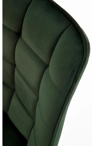 Sedia da pranzo COMORO, 1 pz, verde scuro