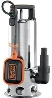 Pompa Immersione per Acque Scure Black+Decker BXUP1100XDE (1100 W, Portata max. 16500 l/h, Prevalenza massima 10.5 m)