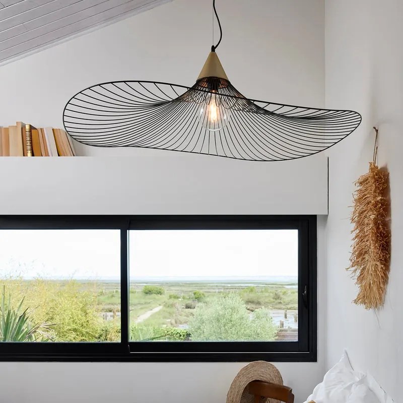 Lampadario Design Lizzie nero E27 COREP