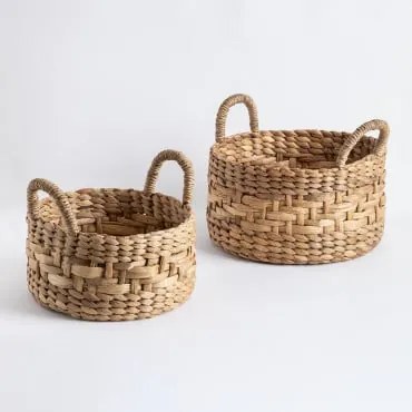 Set di 2 mini cestini Mizque Naturale - Sklum