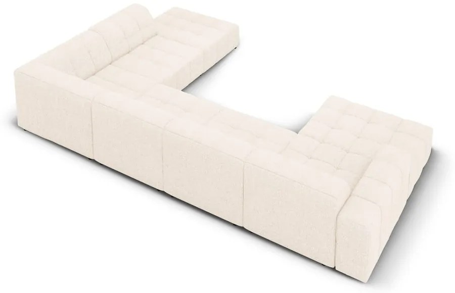 Divano angolare crema (angolo destro a forma di U) Chicago - Cosmopolitan Design