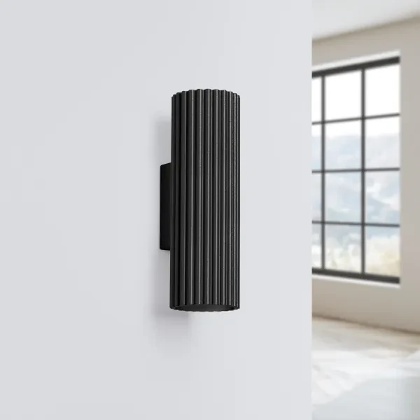 Sollux SL.1649 - Applique KARBON 2xGU10/10W/230V nero