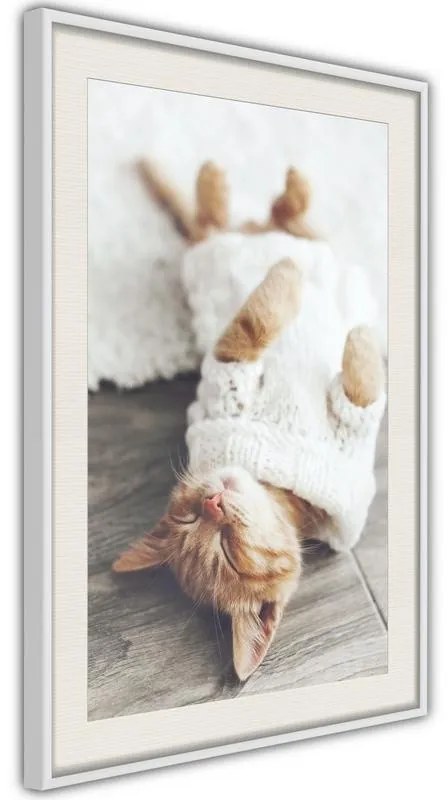 Poster  Kitten Life  Cornice Quadri Cornice nera con pass-partout, Larghezza x Altezza Home decor 30x45