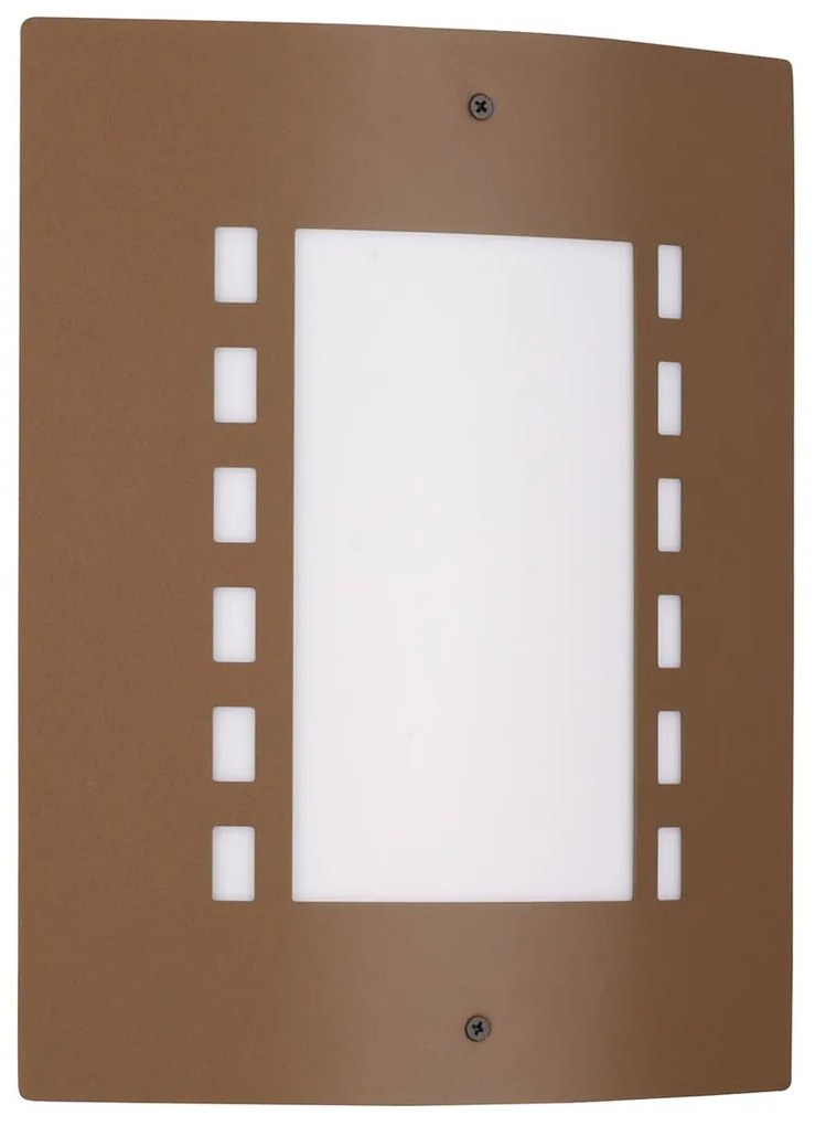 Applique Corten E27 da parete IP54 per esterni - serie METRO