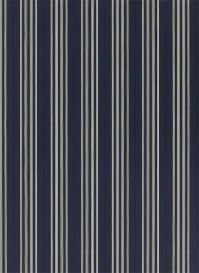Tapete Palatine Stripe von Ralph Lauren - Midnight