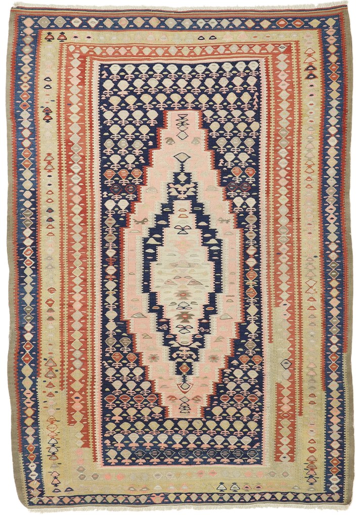 Kilim Tappeto persiano 140x100 (Iran) Tessuto A Mano