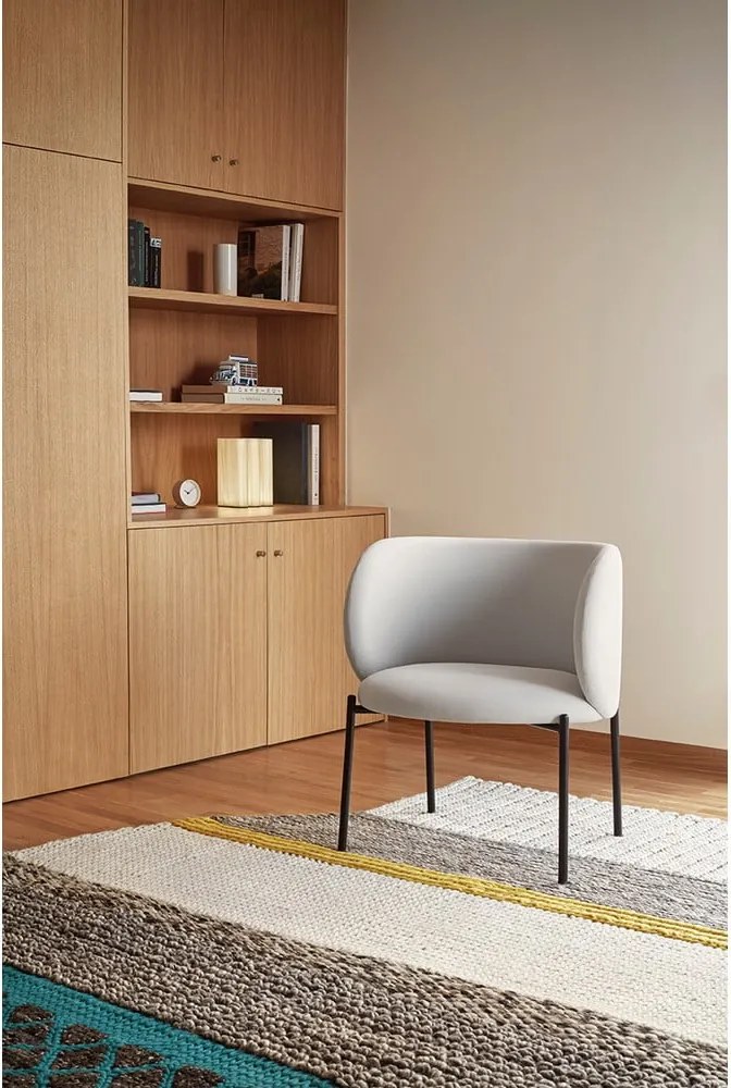 Poltrona grigio chiaro Mogi - Teulat