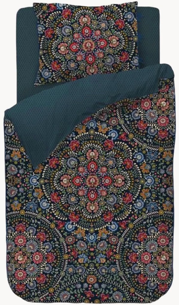 Set di biancheria da letto in percalle di cotone Il Ricamo