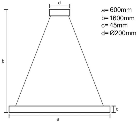 Brilagi-LED Lampada a sospensione dimmerabile su cavo CIRCLE LED/85W/230V 3000-6500K nero + telecomando