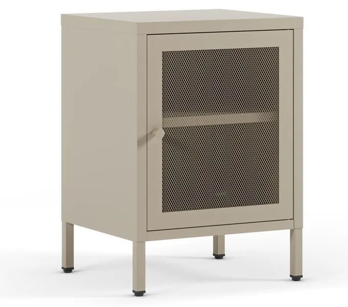 Comodino color crema Fayna – Marckeric