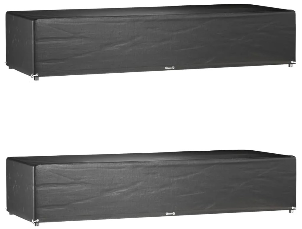 Coperture Per Sdraio 2pz 12 Occhielli 205x75x40 Cm Polietilene /