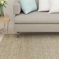 Tappeto in Sisal Naturale 66 x 350 cm Tortora 136375