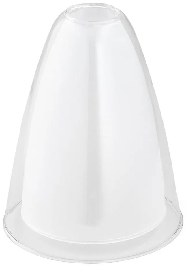 Vetro di ricambio per lampadario E27 diametro 18 cm limpido