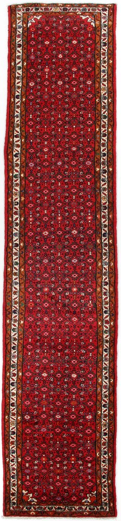 Hamedan Tappeto 410 x 90 (Iran) Annodato A Mano