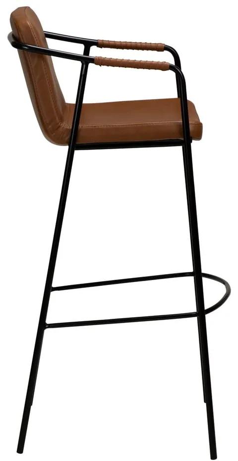 Sedia da bar in similpelle marrone, altezza 105 cm Boto - DAN-FORM Denmark