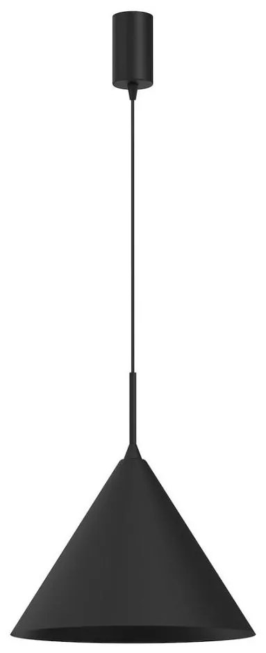 Lampada a sospensione su cavo CAPITAL 1xGX53/15W/230V Ø 32 cm nero