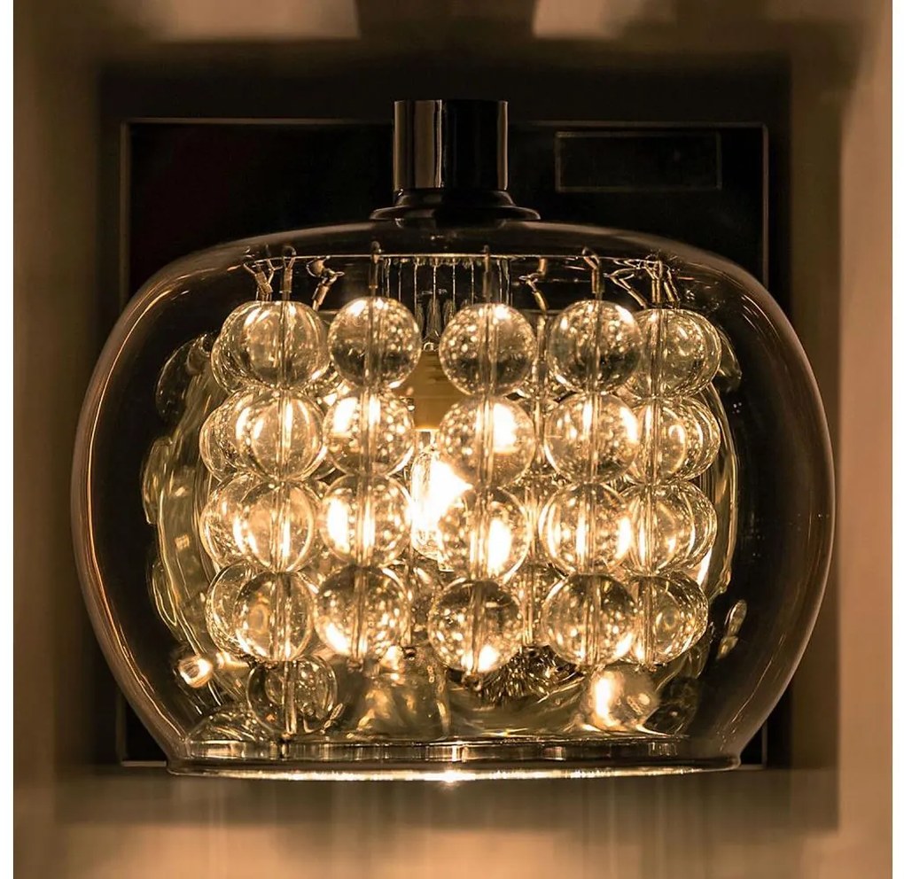 Zuma Line W0076-01A-B5FZ - Applique di cristallo CRYSTAL 1xG9/42W/230V