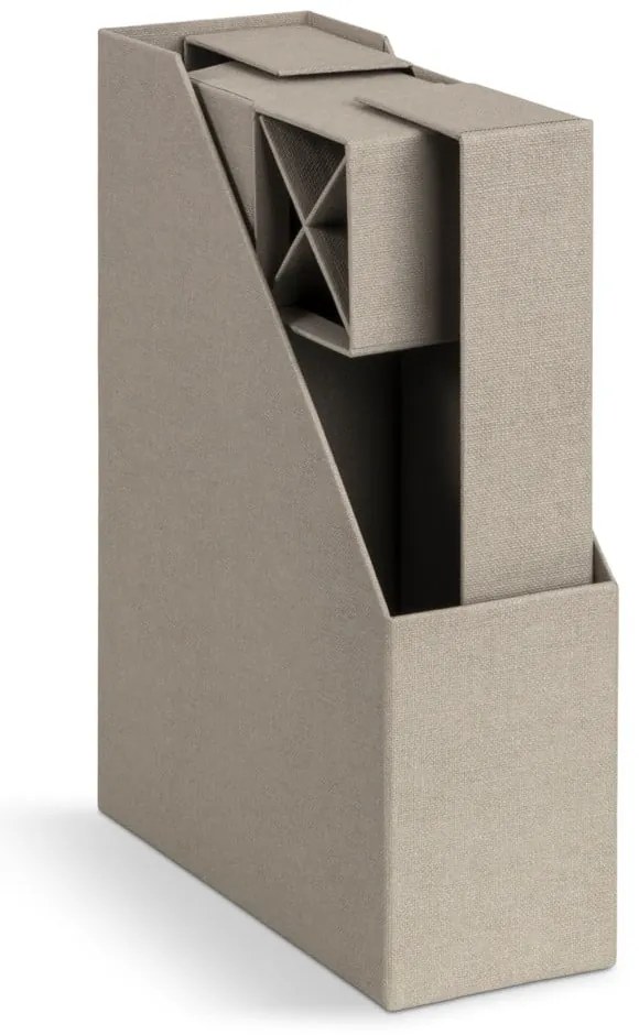 Set di organizer in cartone 4 pz Hugo Canvas Paper Laminate – Bigso