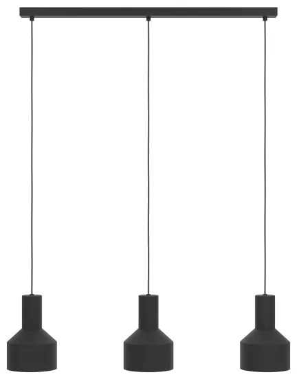 Eglo 99552 - Lampadario su corda CASIBARE 3xE27/40W/230V