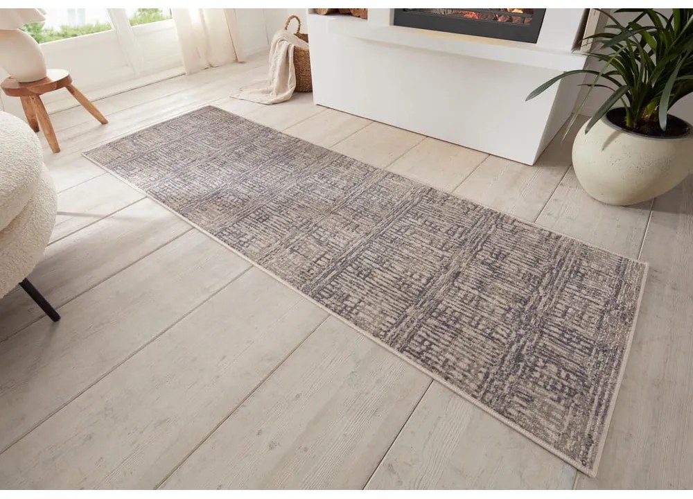 Passatoia grigia 80x200 cm Terrain – Hanse Home