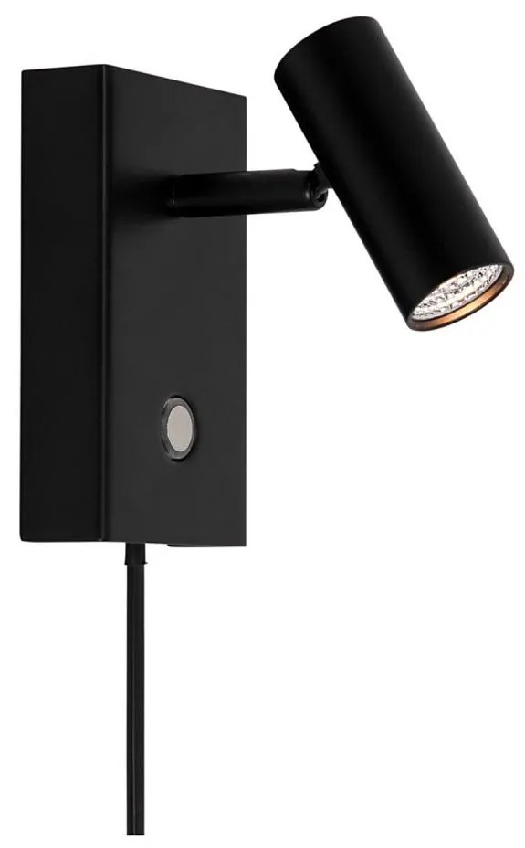 Nordlux - Faretto da parete dimmerabile OMARI LED/3,2W/230V nero