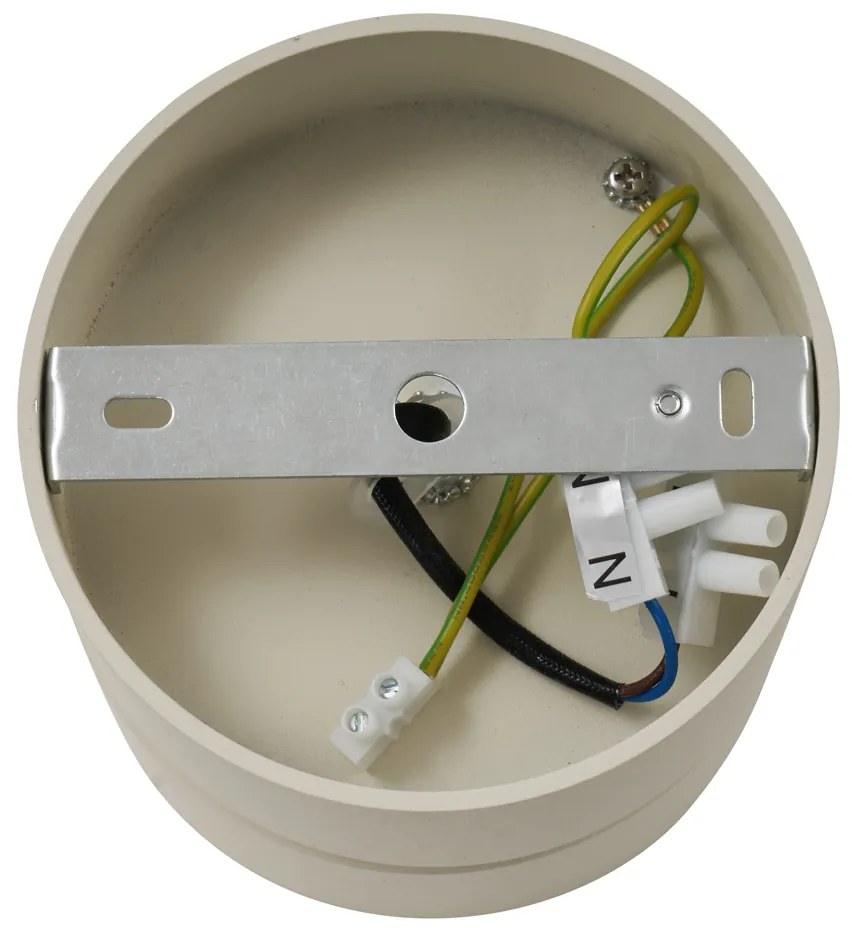 Faretto da soffitto moderno rotondo beige G9 orientabile e inclinabile - Go Nine