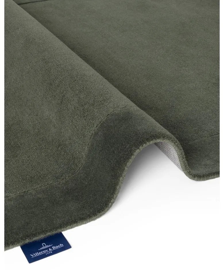 Tappeto verde scuro in misto lana tessuto a mano 200x300 cm Kari – Villeroy&amp;Boch