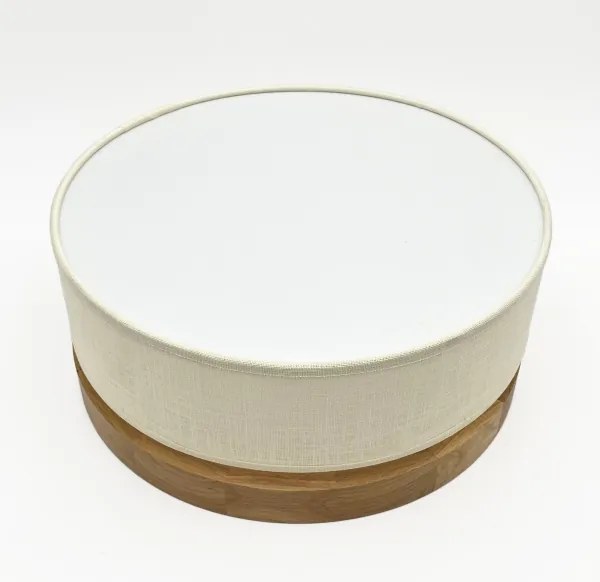 Brilagi - Plafoniera LED BELLADONNA LED/20W/230V Ø 30 cm crema/rovere