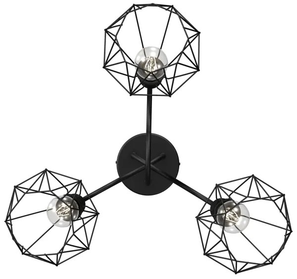 Lampadario a plafone BERGEN 3xE27/60W/230V