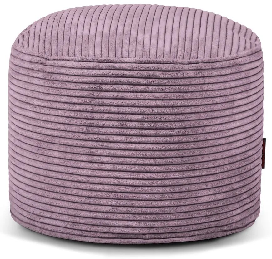 Puof a sacco viola con rivestimento in velluto a coste Mini – SLOWDOWN