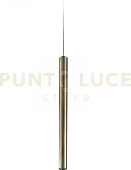 Sospensione led binario oboe bronzo 3,5w 240lm 4000k 2,5x150cm