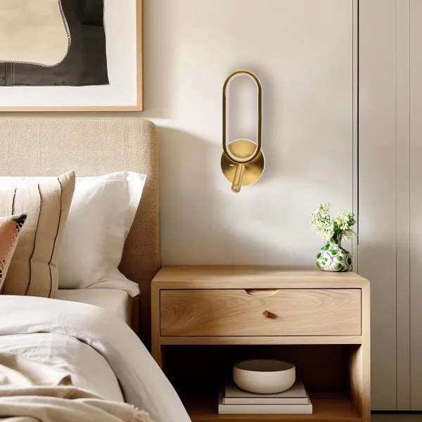 Applique a LED MONET LED/13W/230V + LED/2W 3000/4000/6000K oro